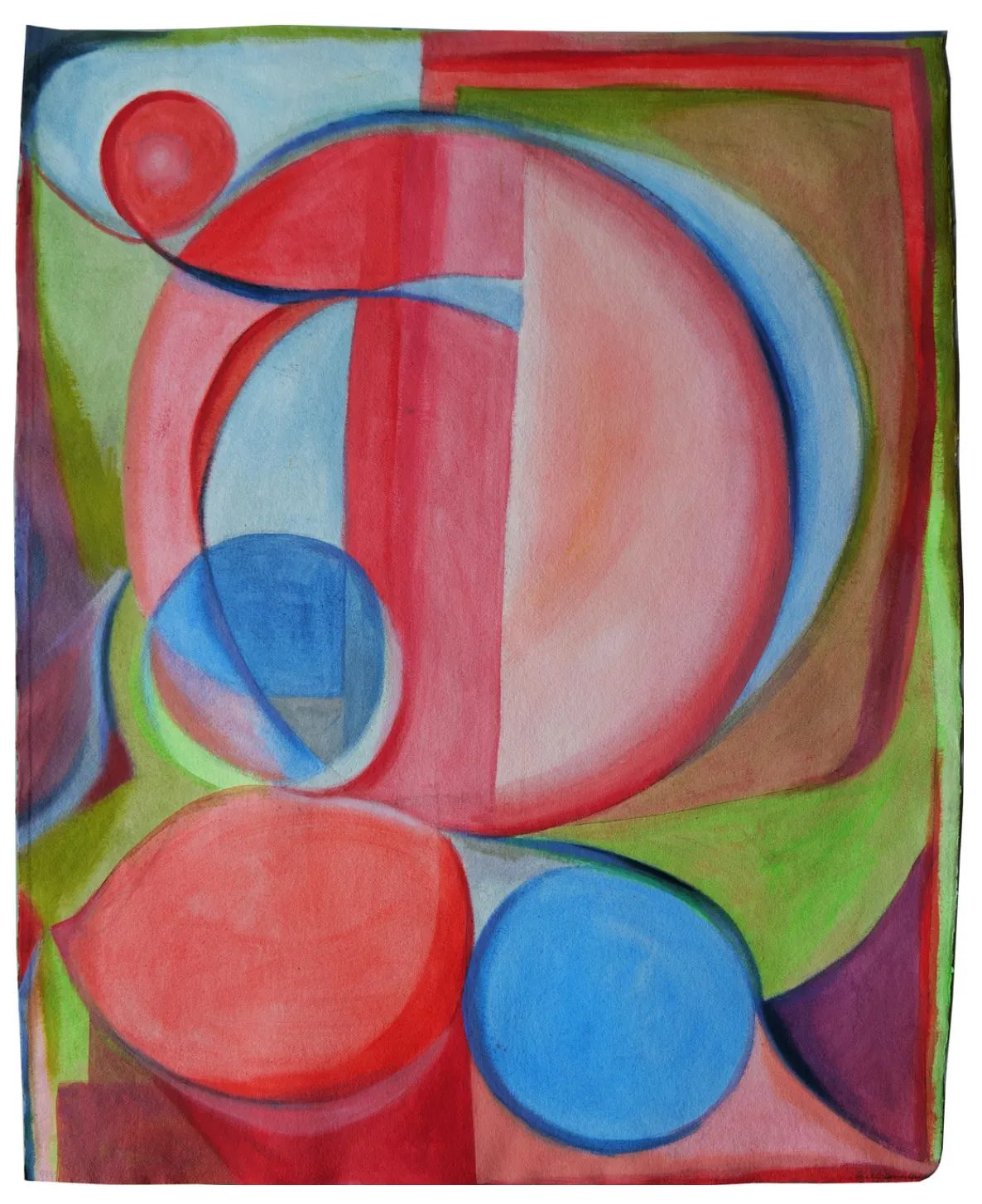 Caroline Denervaud, Figure Au Ballon Rouge, 2024