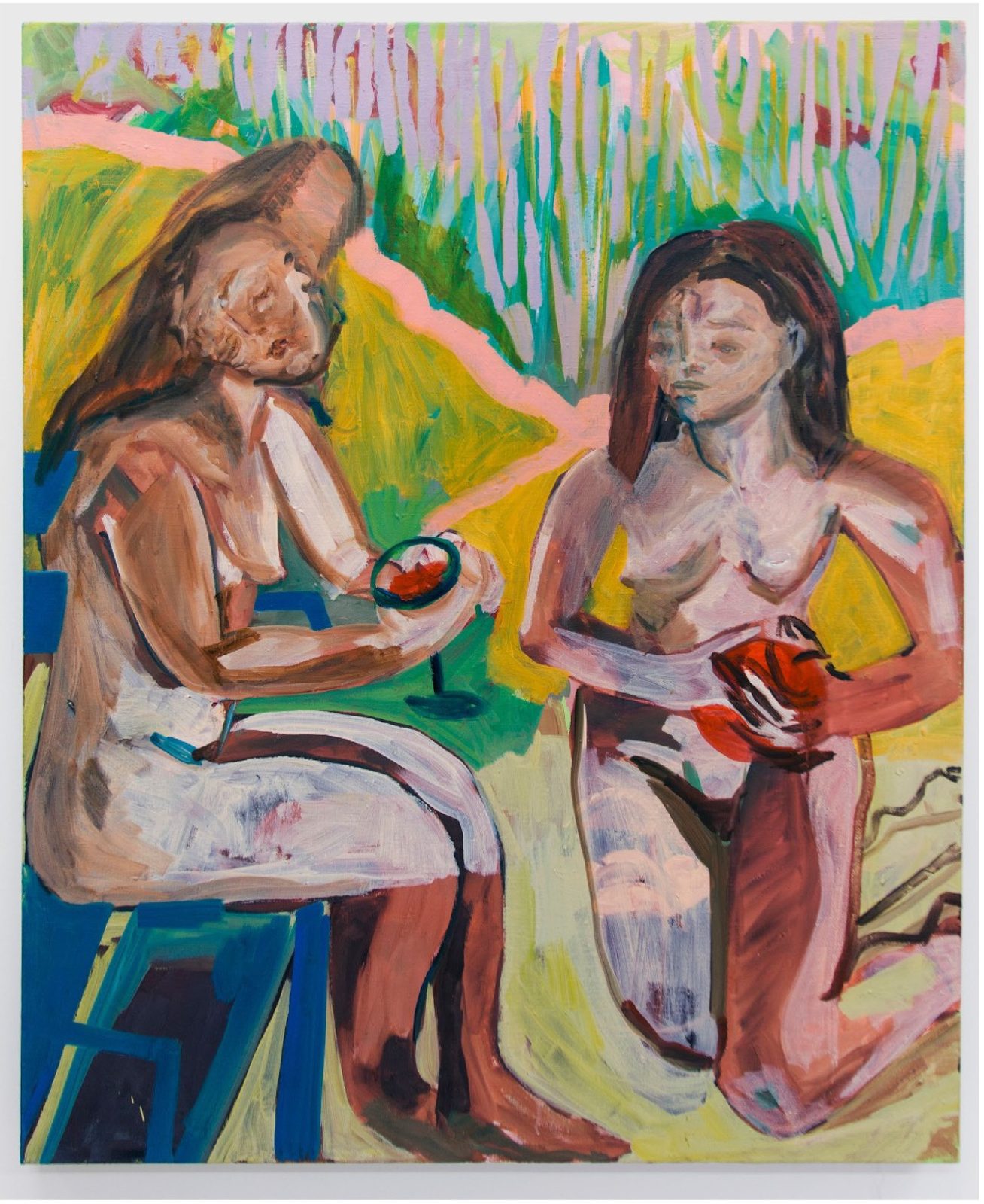 Jay Miriam, The Blue Bench, 2023
