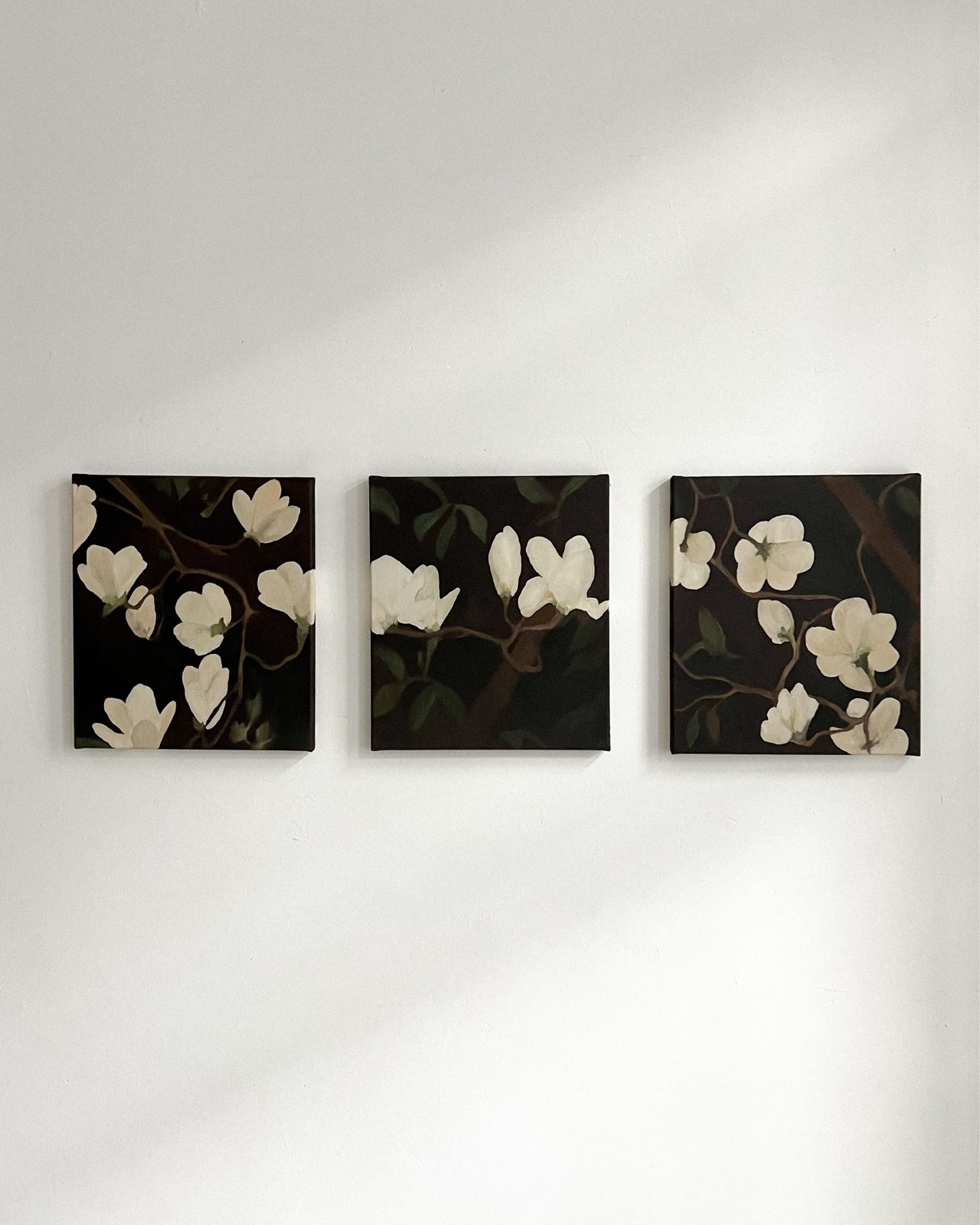 Kamila Sipika, Magnolia Triptych, 2025